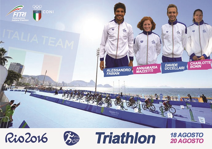 La Fitri ufficializza i nomi dei 4 azzurri a Rio: Bonin, Fabian, Mazzetti, Uccellari! Le prime notizie sul Triathlon italiano a Rio 2016…  