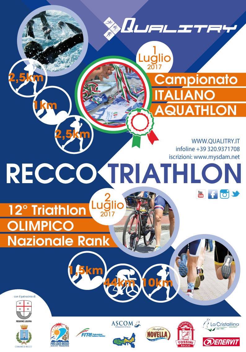 Ultime ore per il 12° triathlon di Recco....