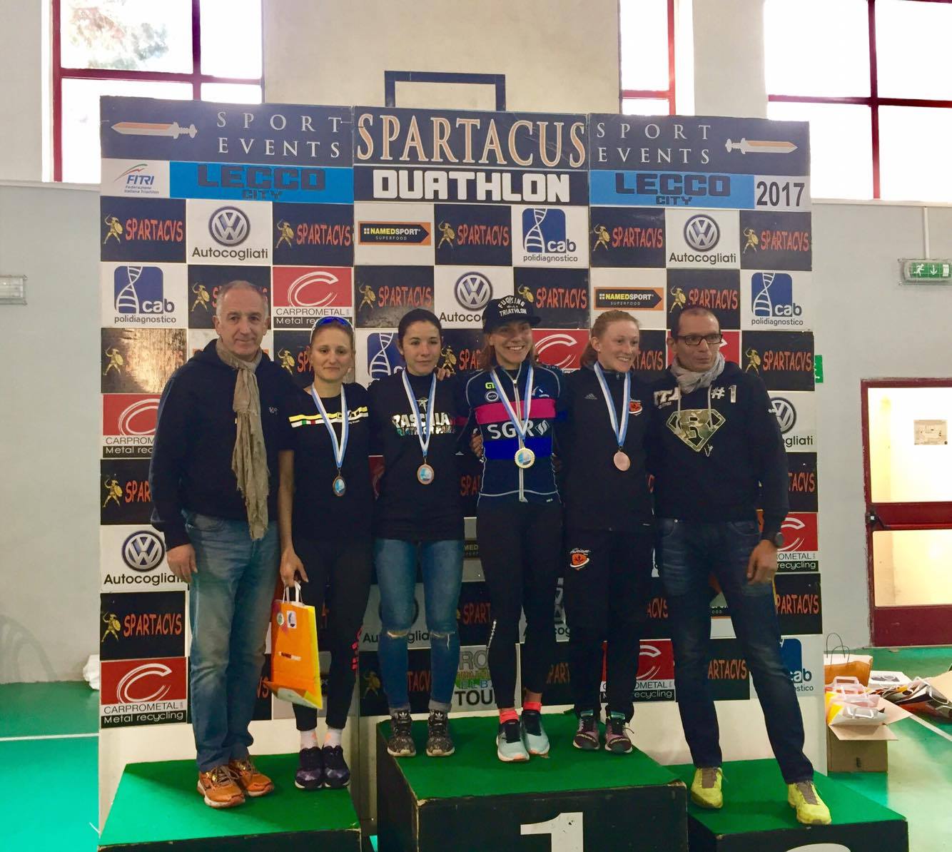 duathlon lecco 2017 podio