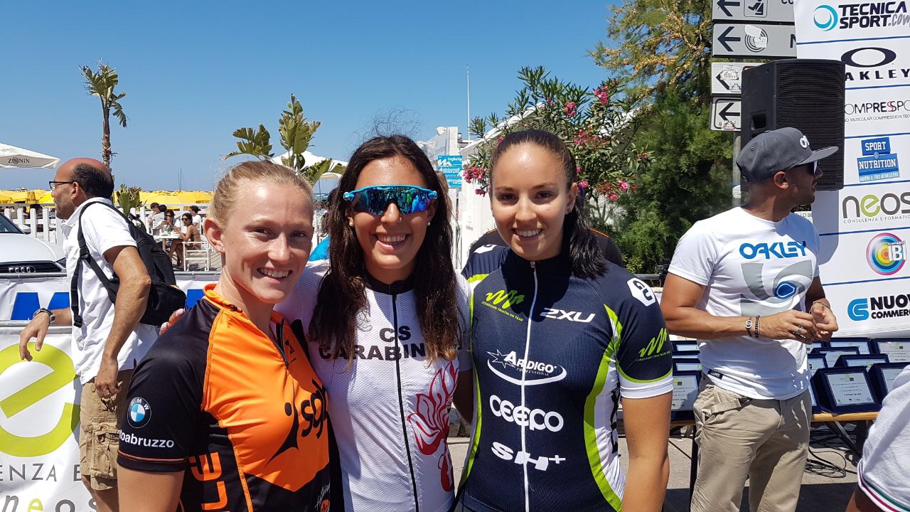 Tricolori Triathlon Under23 Angelica Olmo e Alessio Fioravanti campioni italiani!