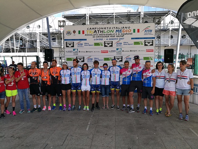 Bernardi e Molinari sono i nuovi Campioni Italiani 2017 di Triathlon Medio a Lovere