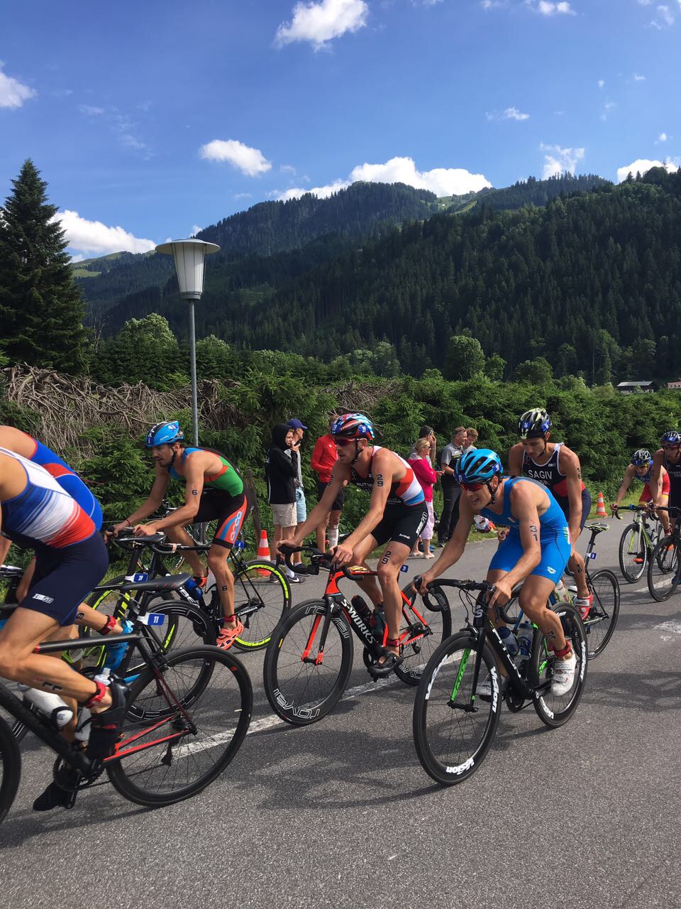 Il portoghese Joao Pereira  Campione d’Europa di Triathlon olimpico, argento Raphael Montoya (Fra) e bronzo Joao Silva (Por)