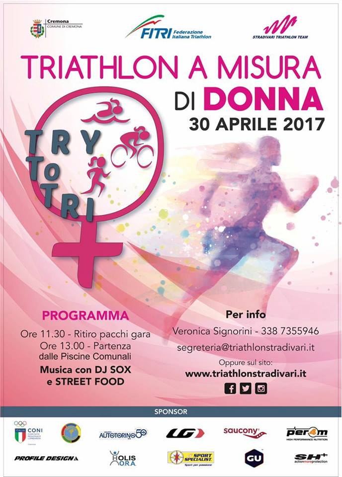 TRYtoTRI una gara a dimensione rosa! Presentata la gara di Cremona