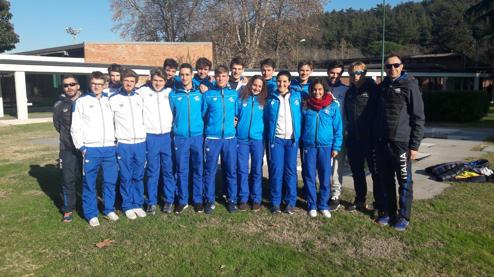 foto di gruppo raduno roma u23