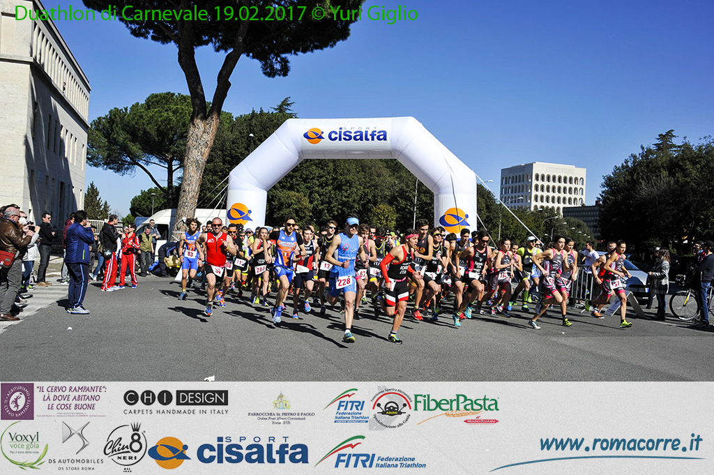 4^ Roma Duathlon Rank: vincono Buraccioni e Mallozzi 