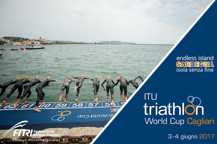 Tutto pronto a Cagliari per l'ITU World Cup Triathlon domenica 4 giugno