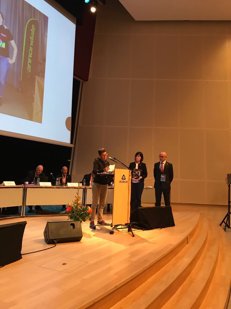 Premiata Antonella Salemi nel Congresso ITU!