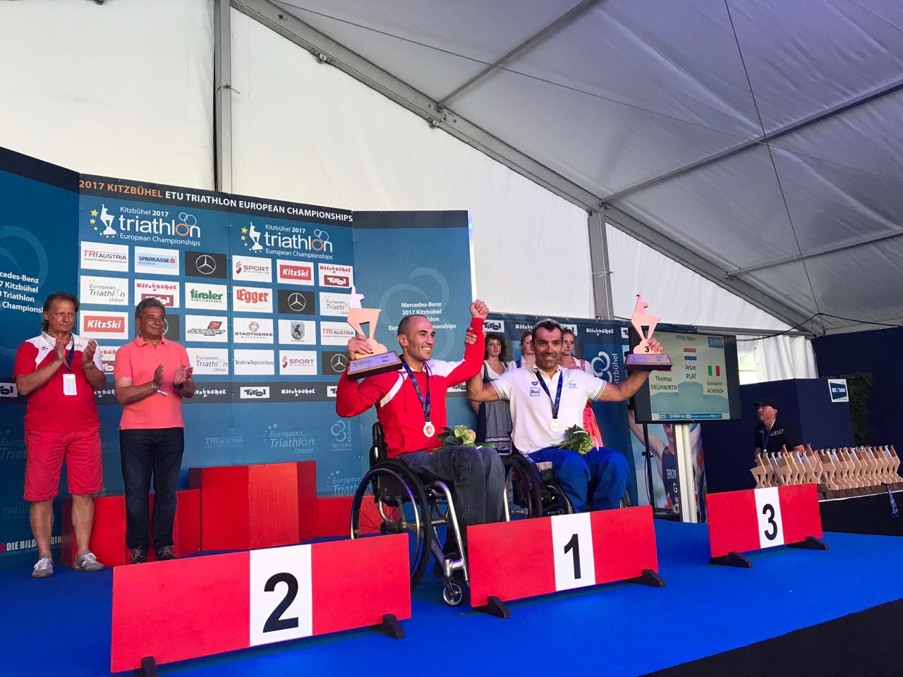 EUROPEI PARATRI ACHENZA PODIO 2017