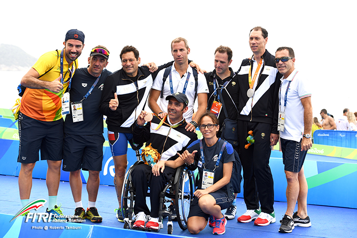 Paratriathlon foto gruppo Rio2016
