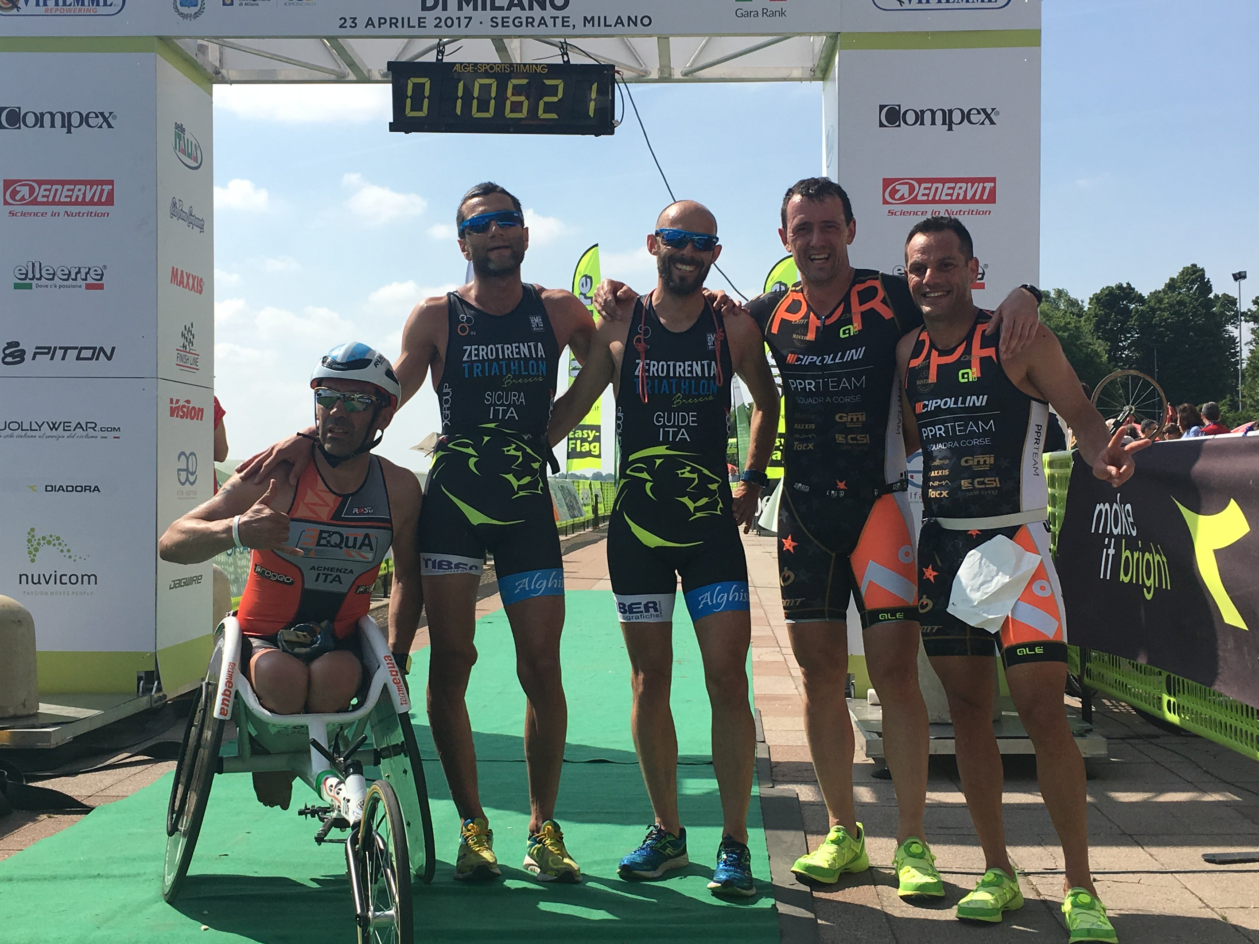 Milano assegna i Titoli Italiani di Paratriathlon