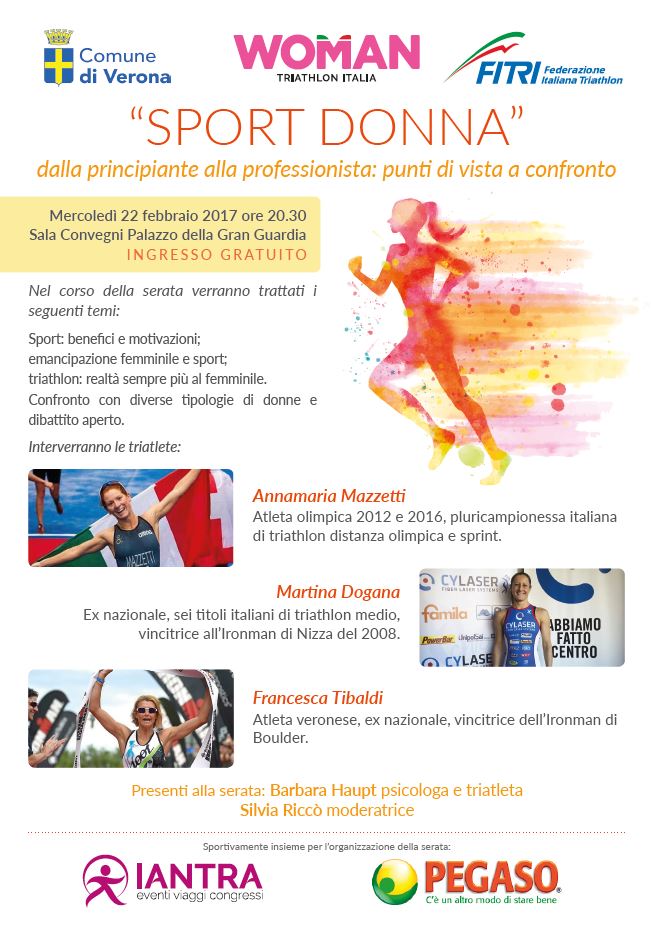 #TriathlonRosa, prima iniziativa della Commissione Donne FITRI a Verona