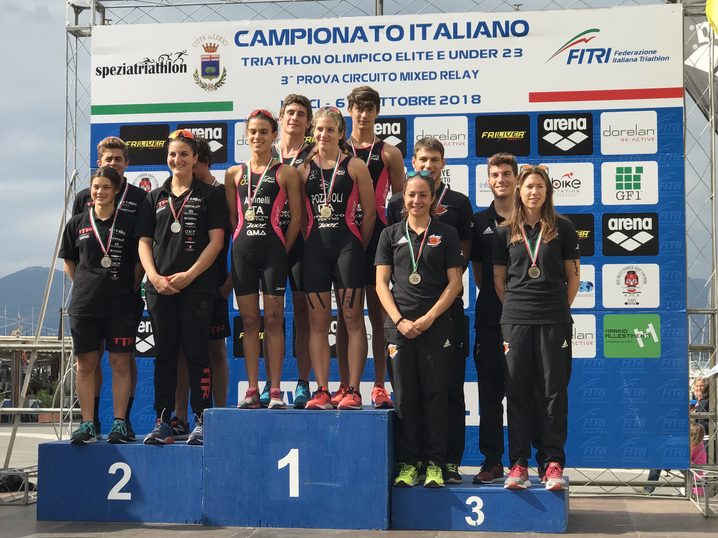 Minerva Roma vince la 3^ prova del circuito Mixed Relay a Lerici