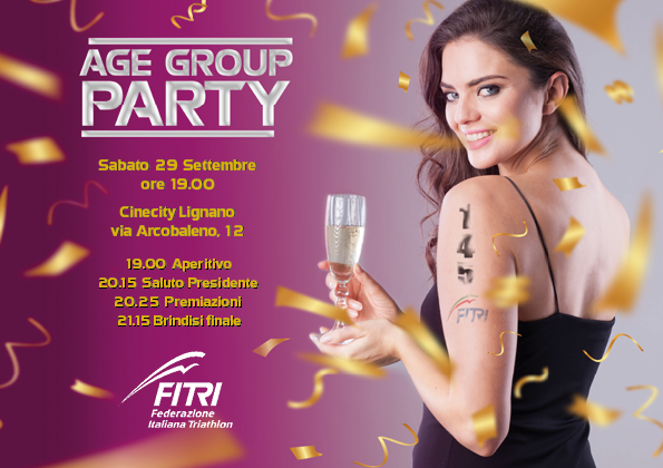 Age Group Party: appuntamento a Lignano Sabbiadoro il 29 settembre