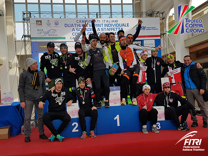 Tricolori Duathlon a Squadre al Td Rimini, 2^ TTR e 3^ Minerva. 1^ prova Coppa Crono a Freezone e CUS Parma.  