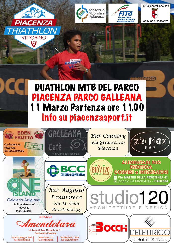 4° Duathlon Mtb Kids del Parco a Piacenza rinviato all'11 marzo