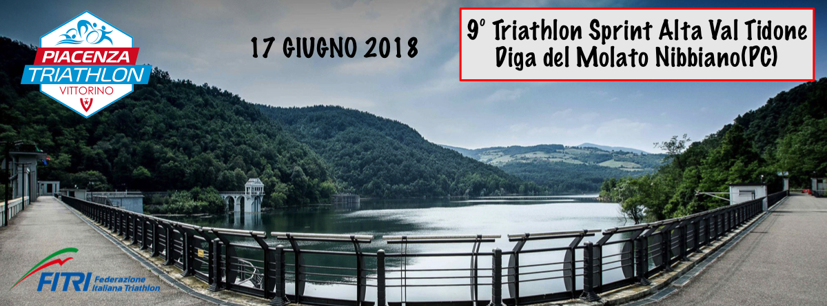9° Triathlon Sprint Alta Val Tidone spostato al 17 giugno 2018