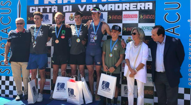 Triathlon sprint Valmadera, vincono Gatti e Taccone