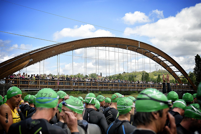 partenza nuoto ironlake 2018