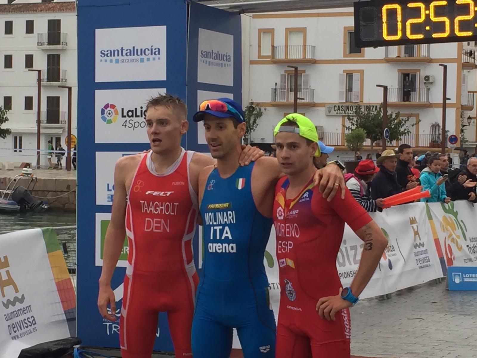 Europei Triathlon Medio: Giulio Molinari trionfa a Ibiza