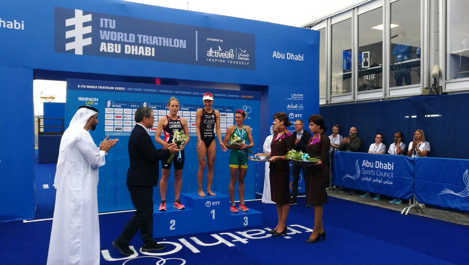 podio abu dhabi 2018 donne