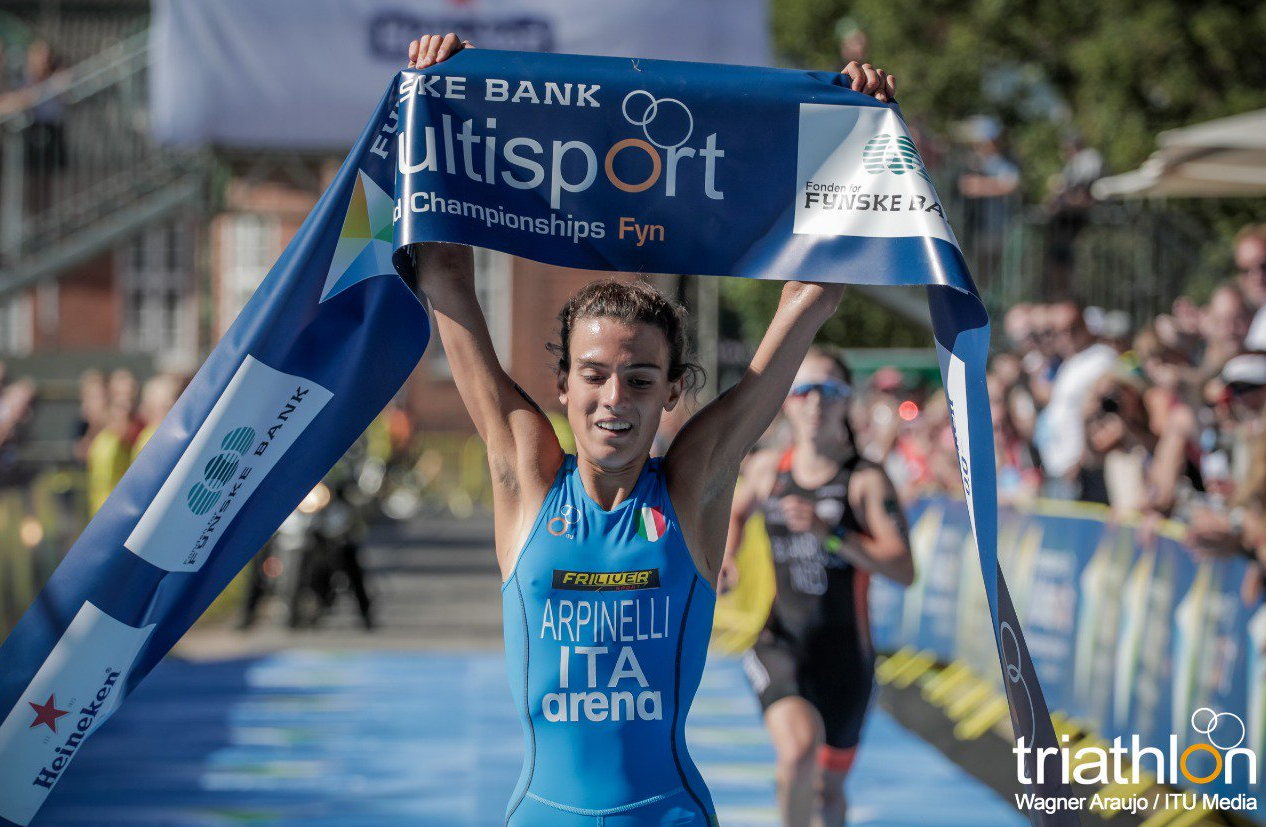 #Fyn2018 Costanza Arpinelli è medaglia d'oro ai Mondiali Duathlon Junior