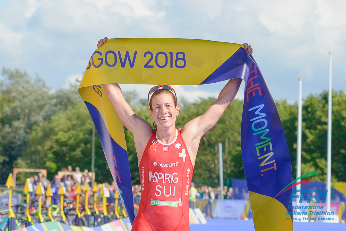 Spirig incontenibile: è campionessa europea a Glasgow 2018. Zane 12^, Priarone 25^, Olmo fuori per una caduta