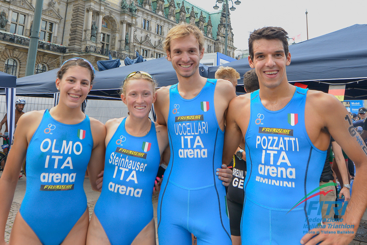 Campionati del mondo Mixed Relay, Italia, nona, protagonista nel giorno della Francia