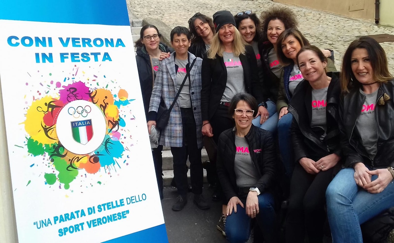 Woman Triathlon Italia premiata al Coni Verona