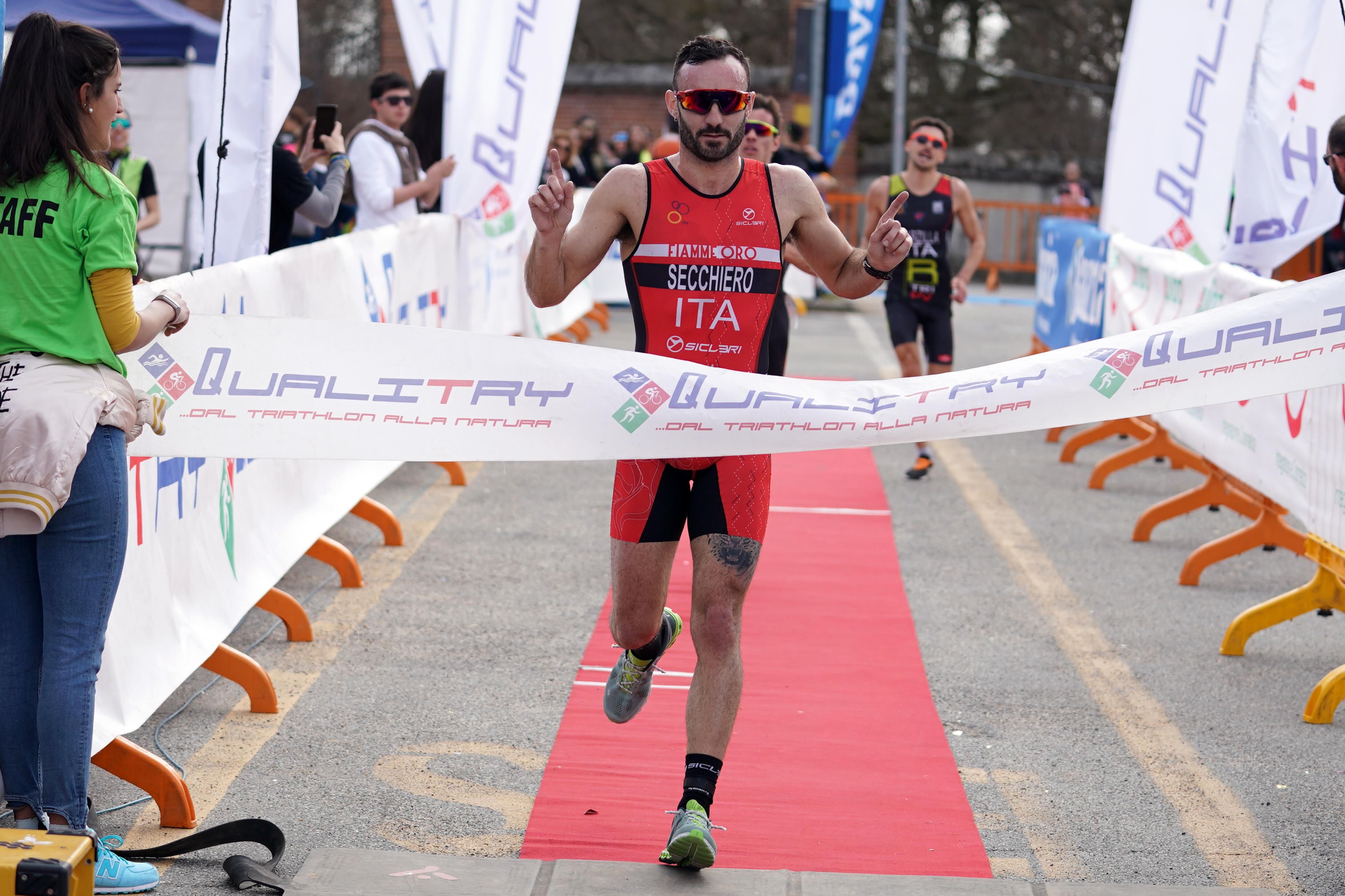 Partito il Circuito di Duathlon a Santena: vincono la 1^ tappa Seregni e Secchiero