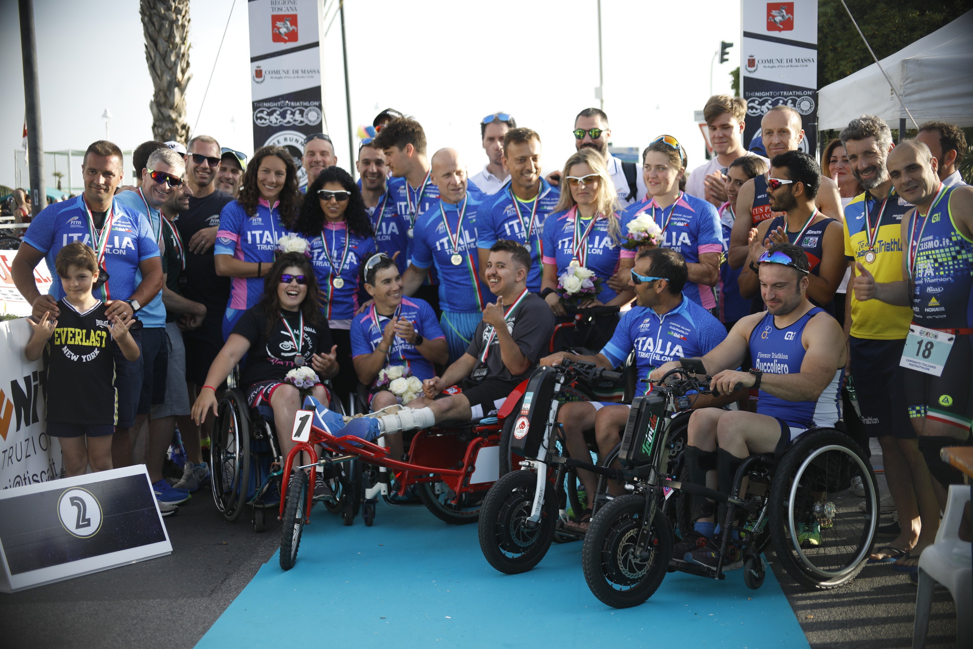 Tricolori Paratriathlon a Marina di Massa: ecco i campioni italiani del 2019