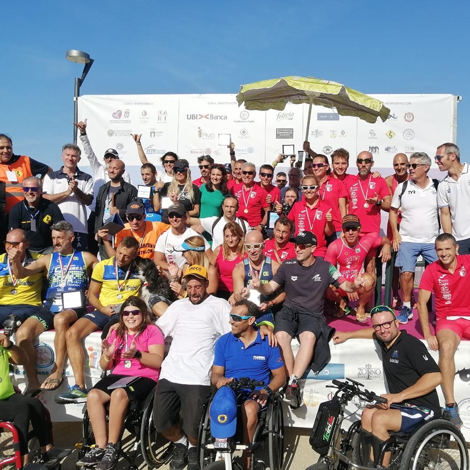 Finale Italian Paratriathlon Series a Bari: tutti i vincitori