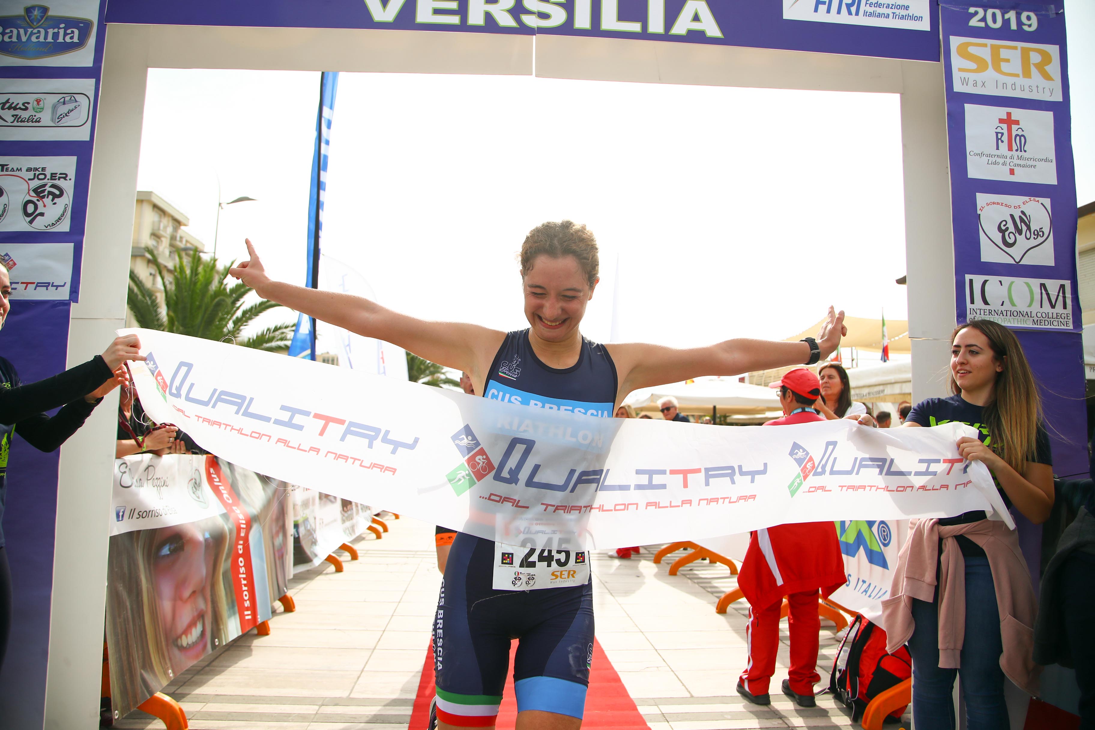 Triathlon della Versilia: la prima volta di Nicolò e Federica
