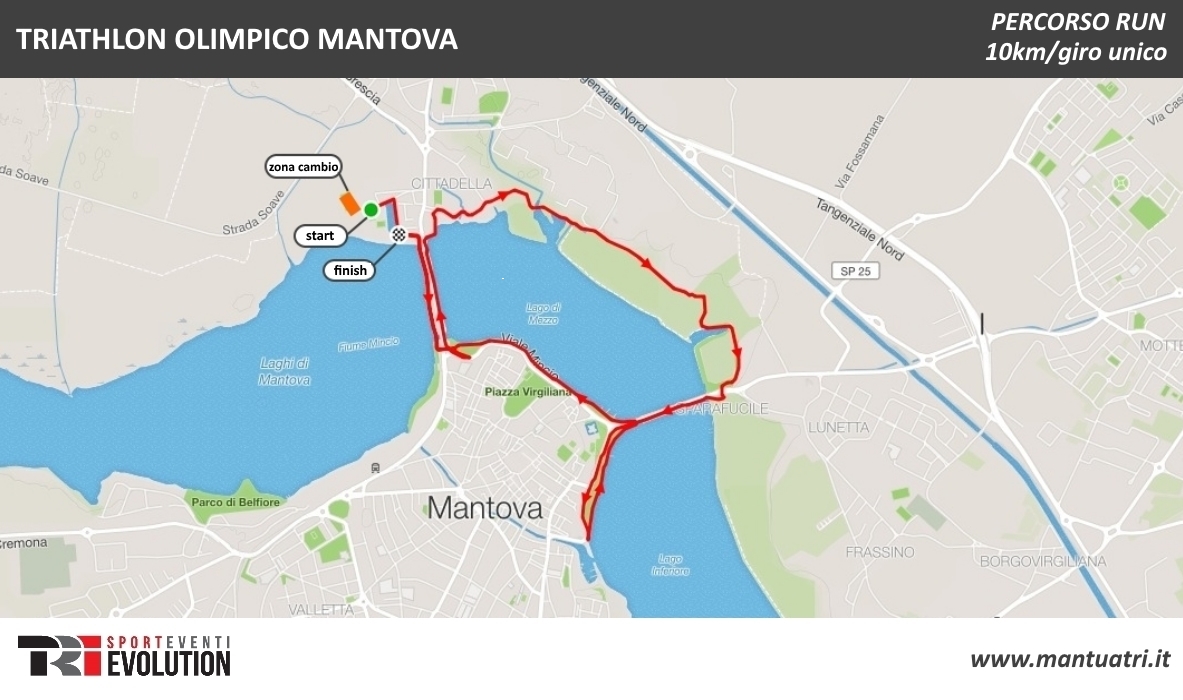 Mantua TRI RUN MAP