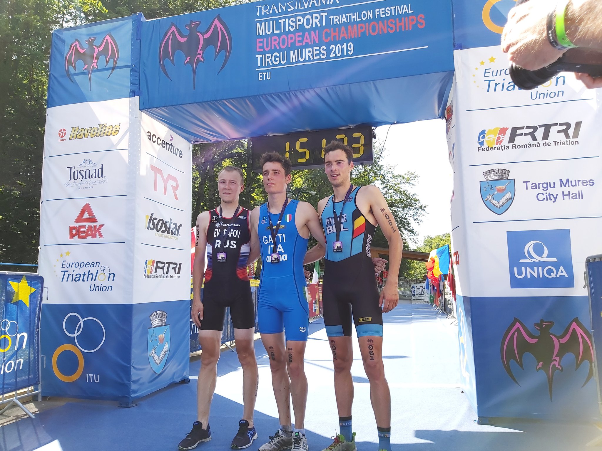 PODIO CROSS DUATHLON EUROPEI 2019 U23 M TARGU