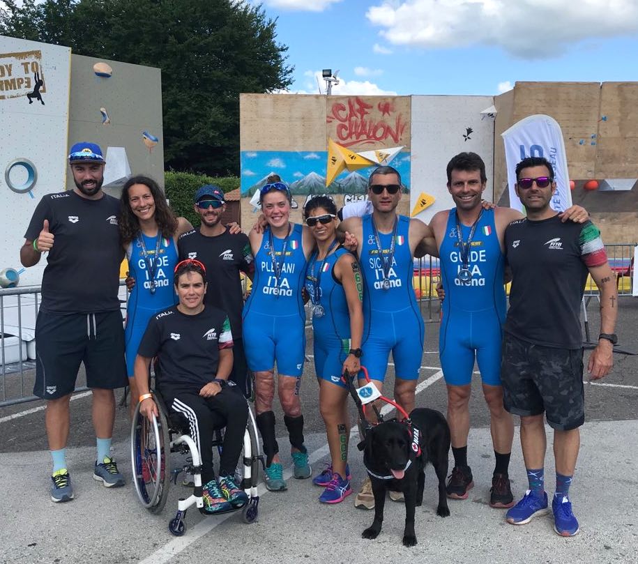 Tris di podi azzurri alla Paratriathlon World Cup di Besancon