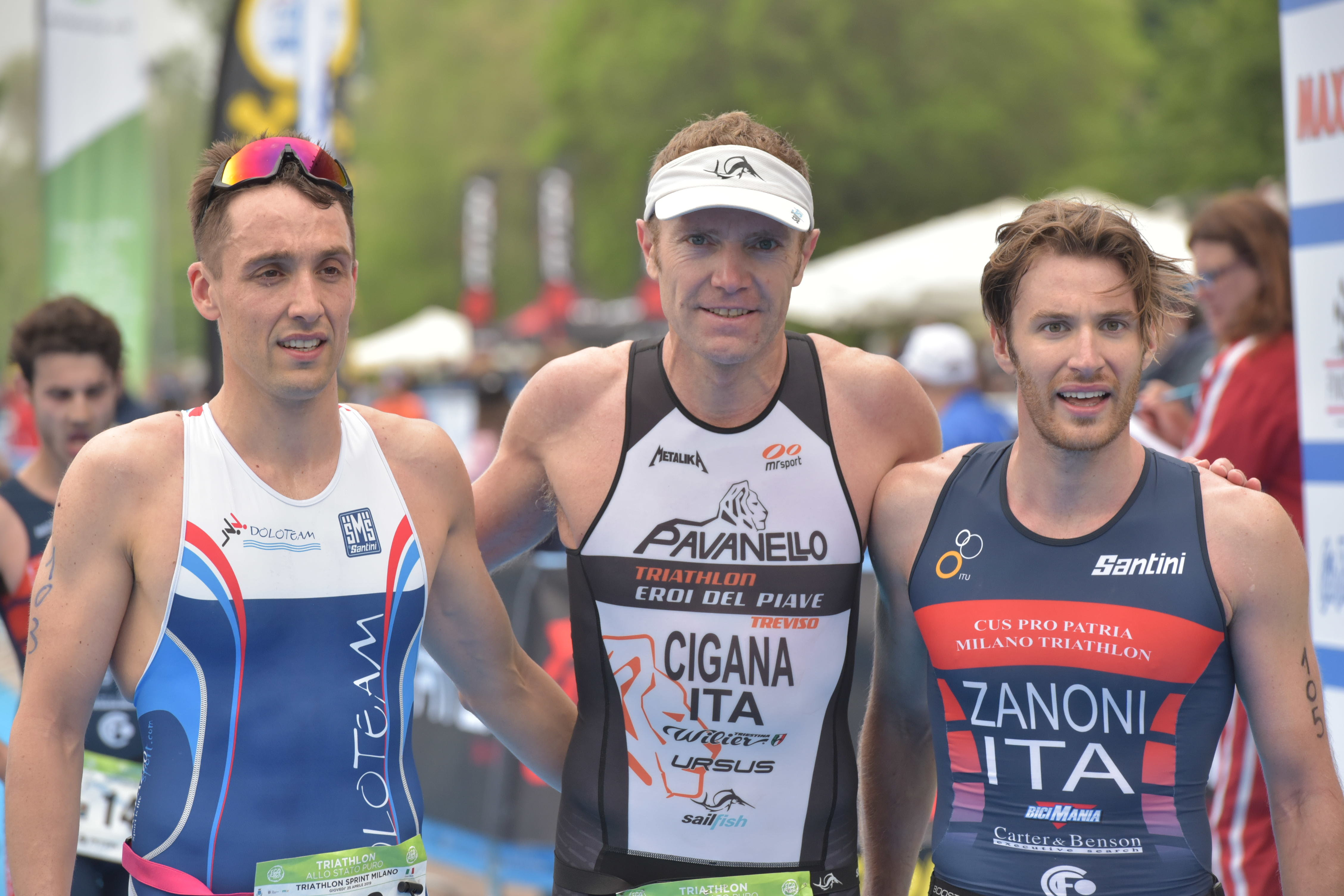 triathlon sprint uomini segrate arrivo