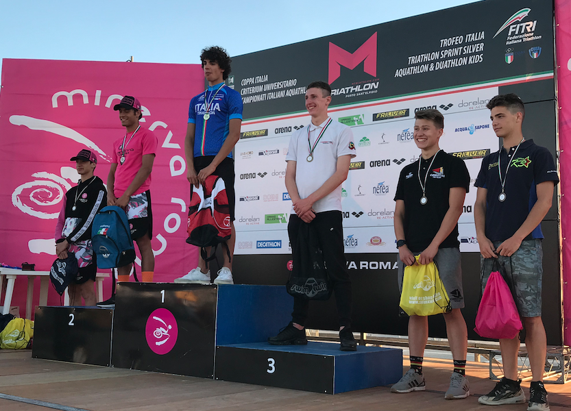 premiazione junio aquathlon pse 2019 m