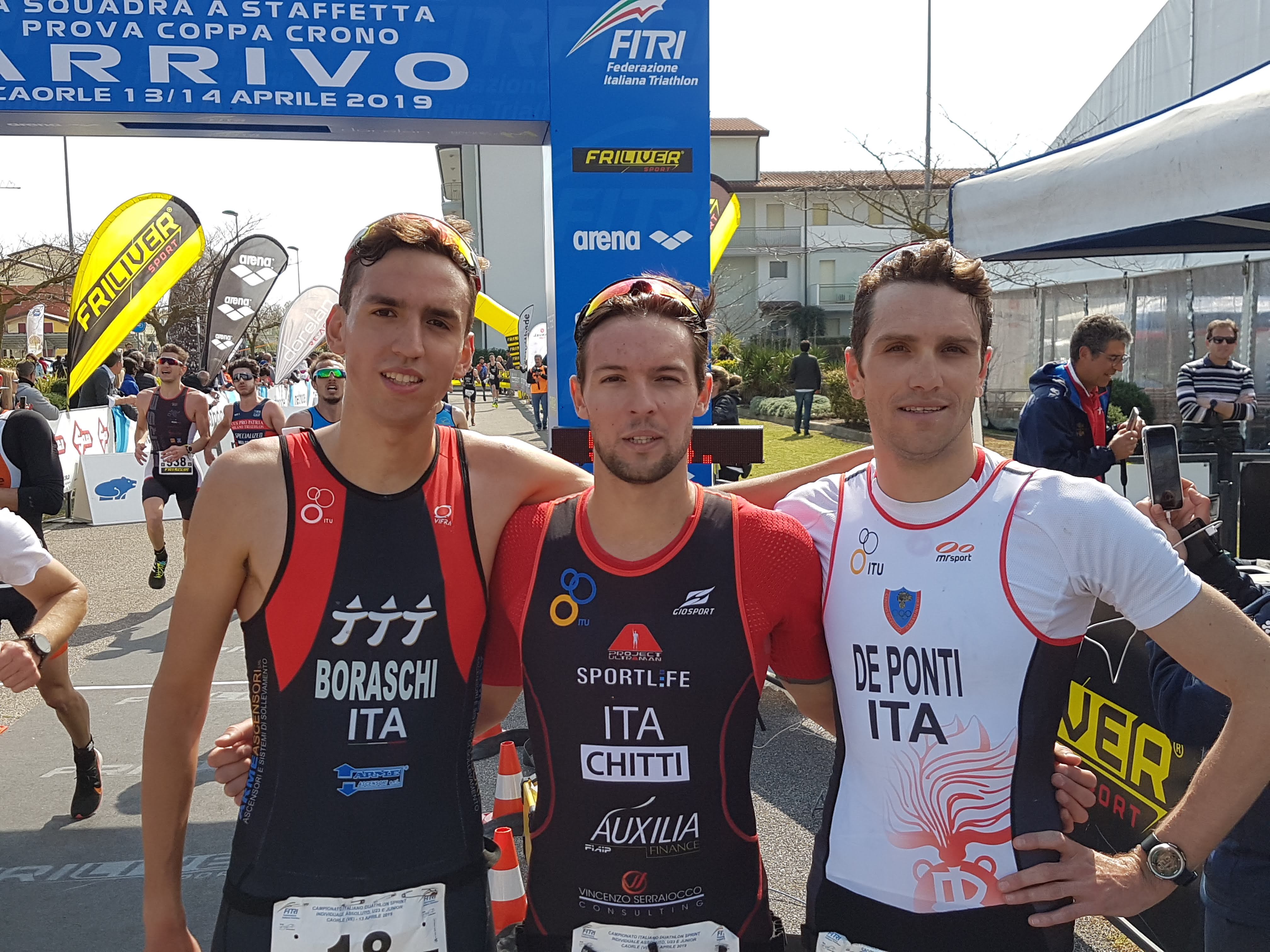 PODIO ARRIVO MASCHILE DUATHLON CAORLE2019 ASS