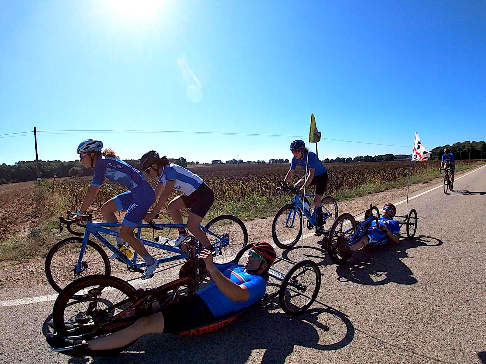 Azzurri del Paratriathlon in raduno a Villafranca