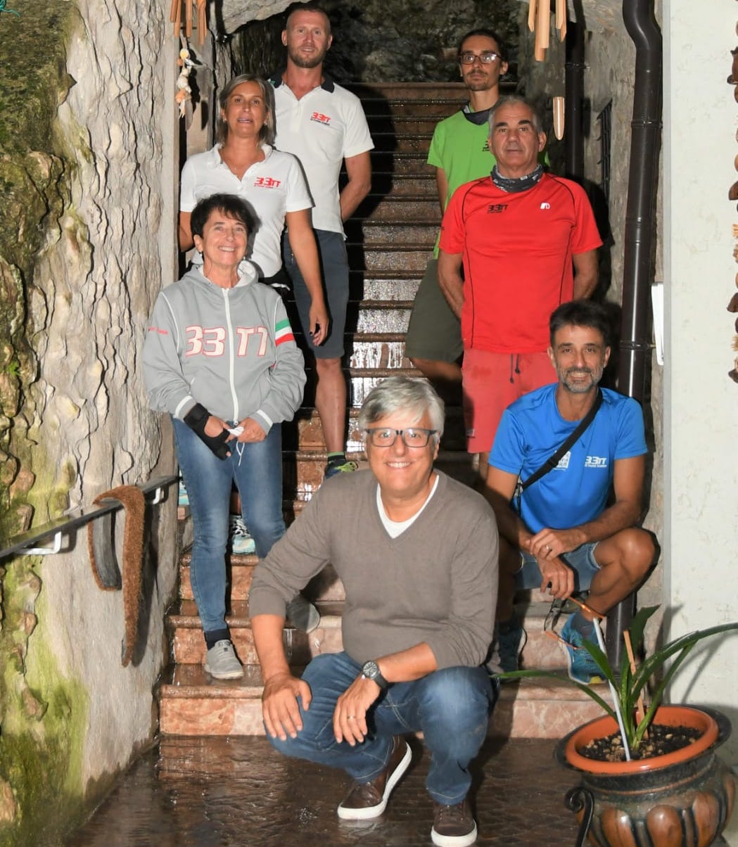 Il presidente Bianchi incontra gli amici della 33 Trentini Triathlon