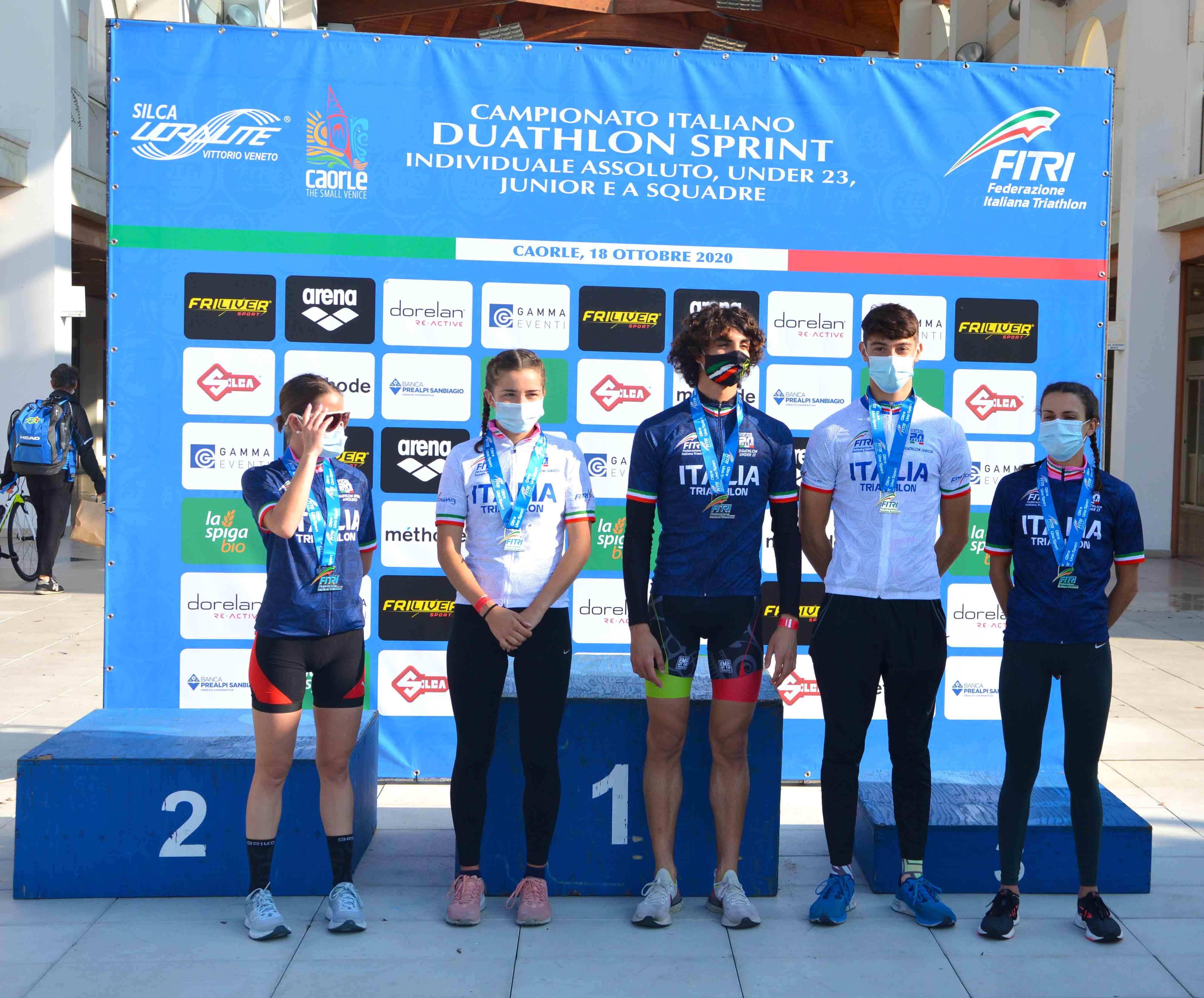 Tricolori Duathlon Sprint a Caorle: Ilaria Zane e Nicolò Strada campioni italiani, alla Minerva Roma il titolo a squadre