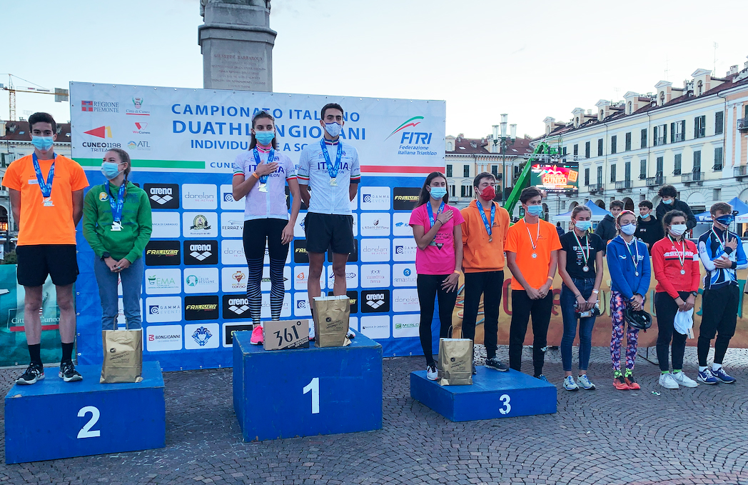 Duathlon Giovani a Cuneo: tutti i nuovi Campioni Italiani 