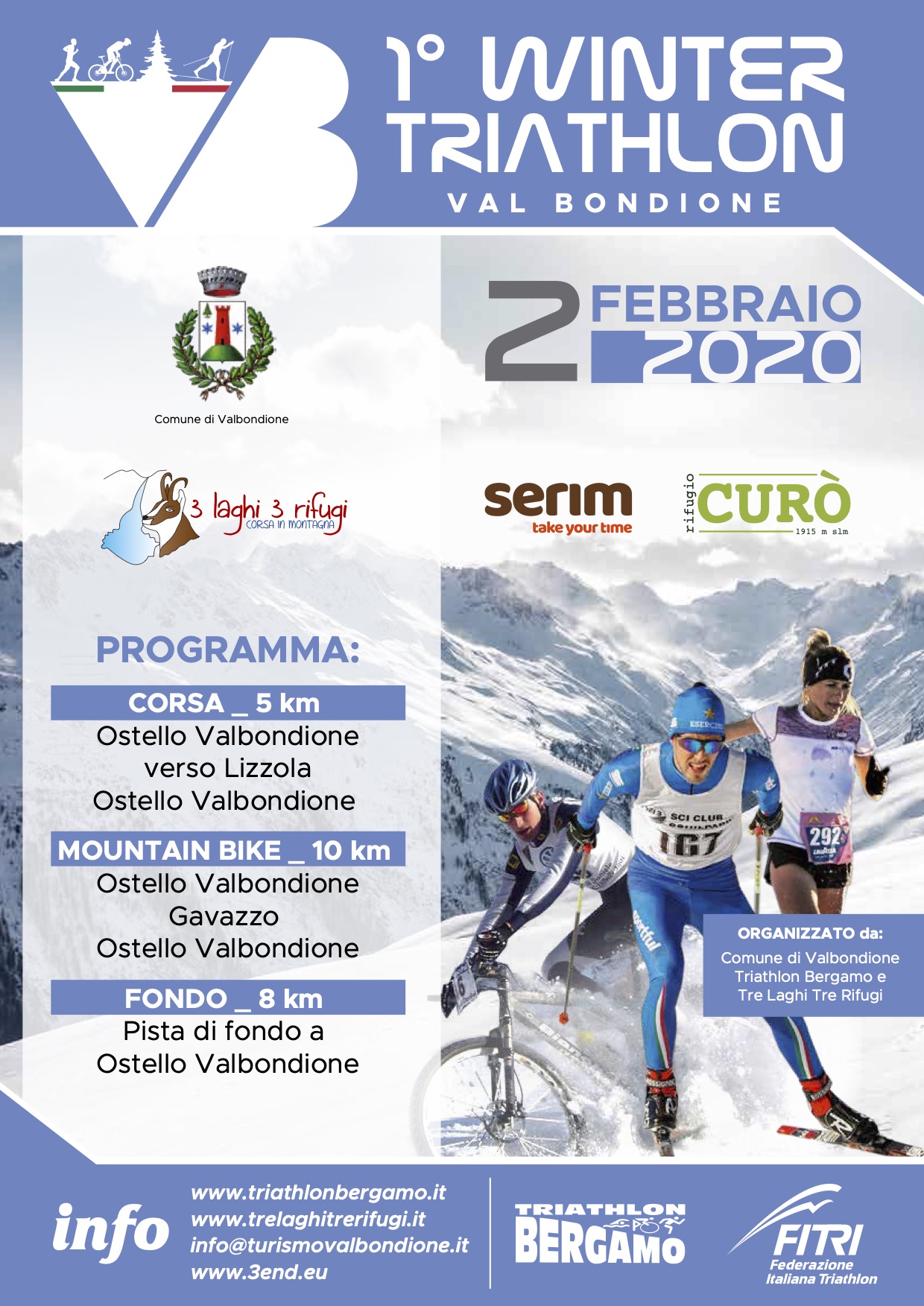 WinterTriValbondione2020 Locandina