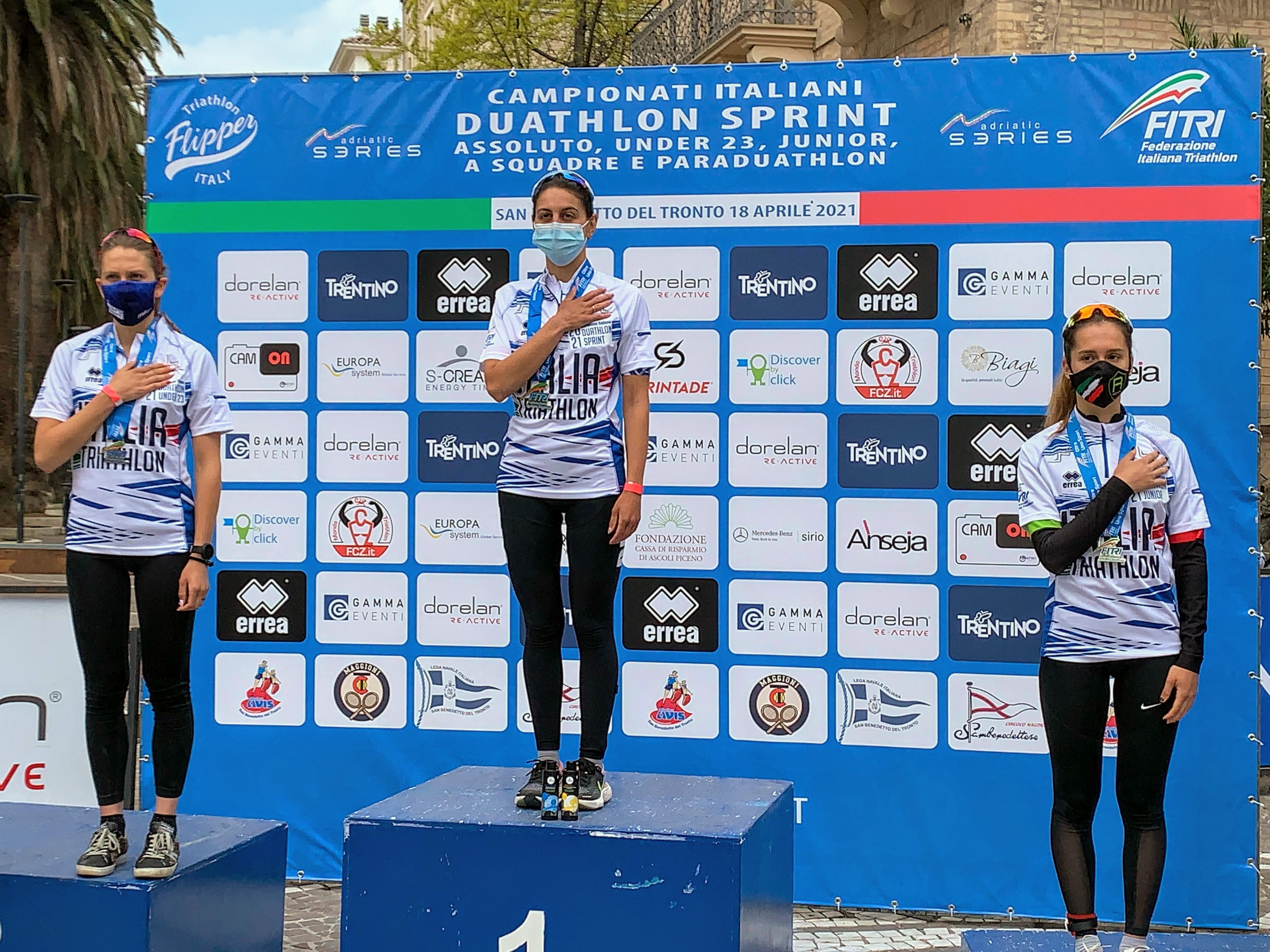 Tricolori Duathlon Sprint: Barnaby e Iogna Prat campioni italiani a San Benedetto. Alla DDS-7MP il titolo a squadre