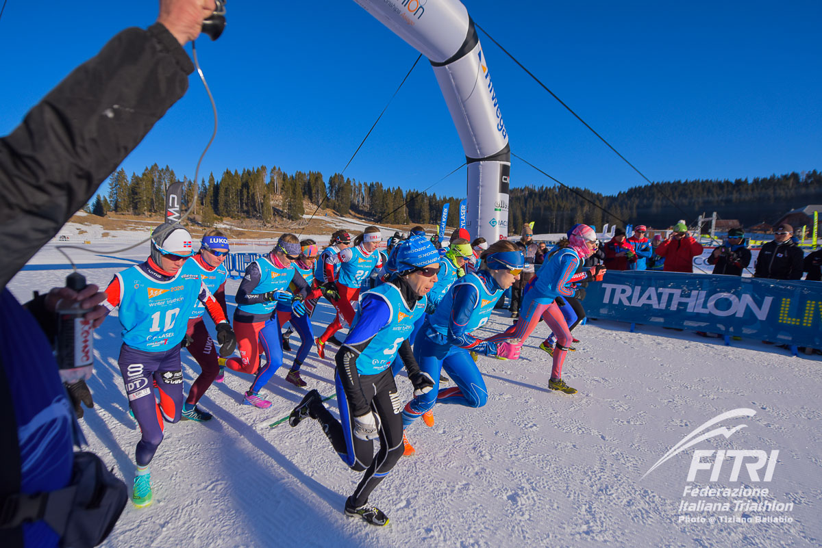 L’Italia ospiterà gli Europei di Winter Triathlon e la World Triathlon Winter Cup