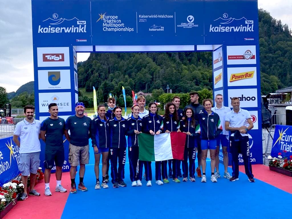 Europei Aquathlon Walchsee: doppio oro azzurro assoluto e U23 per Bortolamedi e Seregni. Mercatelli bronzo U23