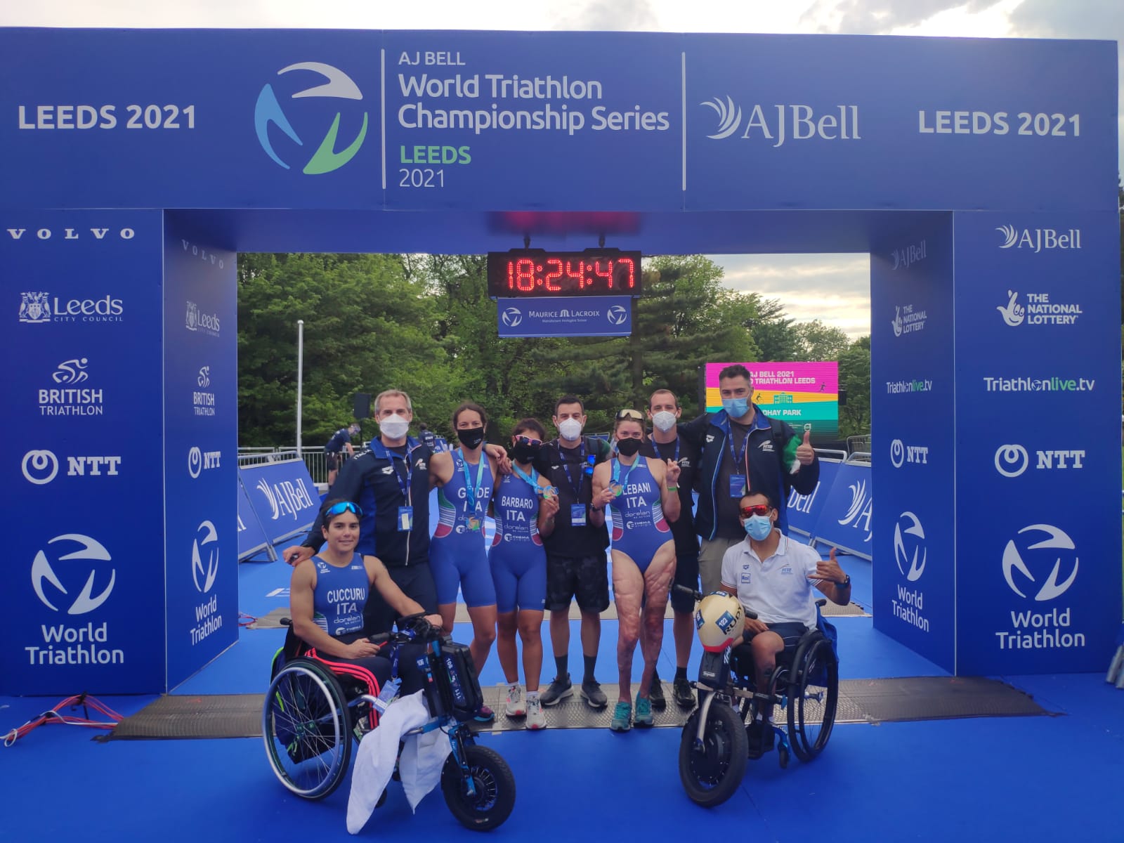 Barbaro e Plebani seconde alla World Triathlon Para Series di Leeds