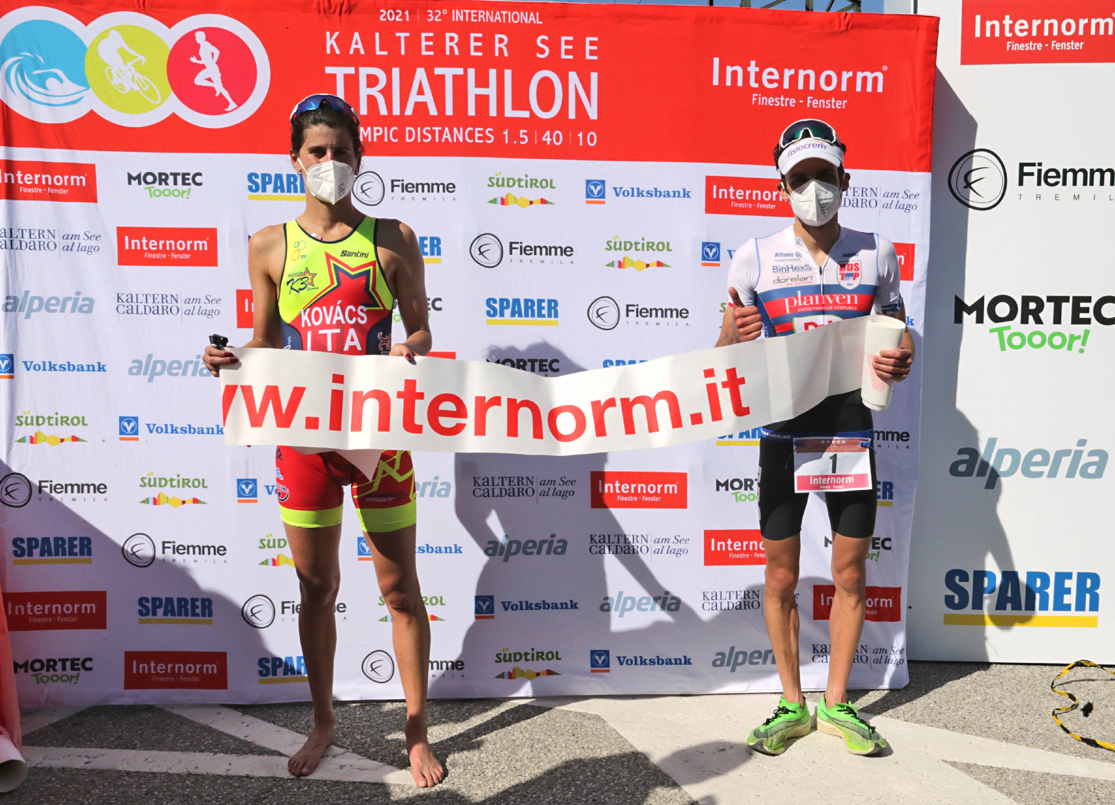 Sarzilla e Kovacs dominano il Triathlon del Lago di Caldaro