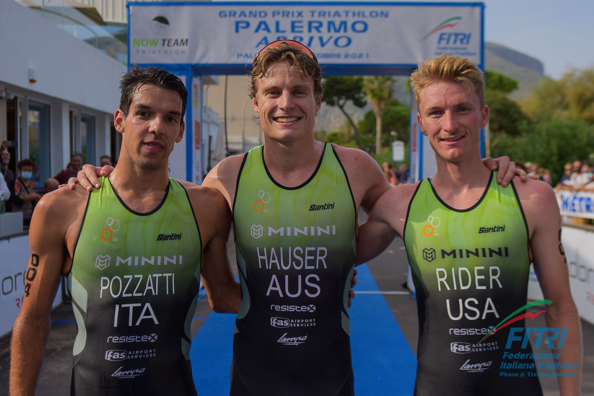 Grand Prix Triathlon Palermo: Hauser e Tamburri dominano la finale di Mondello