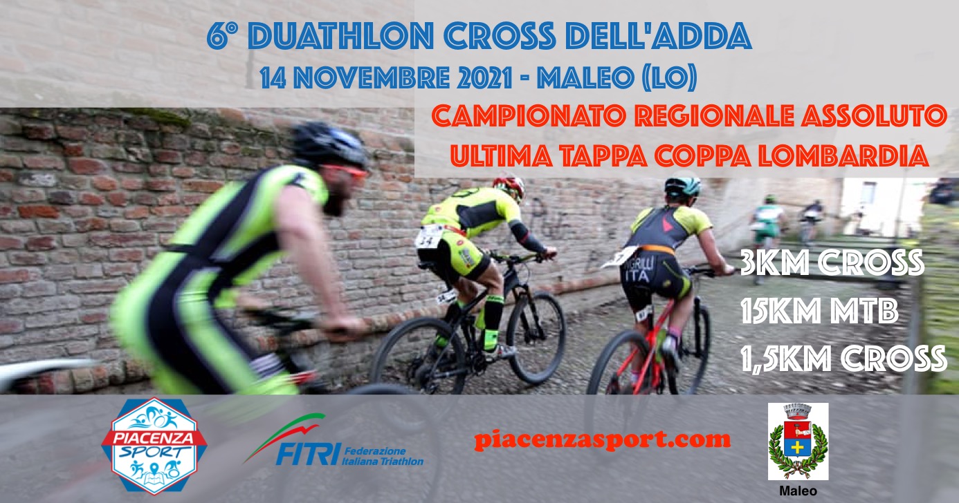 Duathlon Cross dell'Adda: le start list della gara del 14 novembre